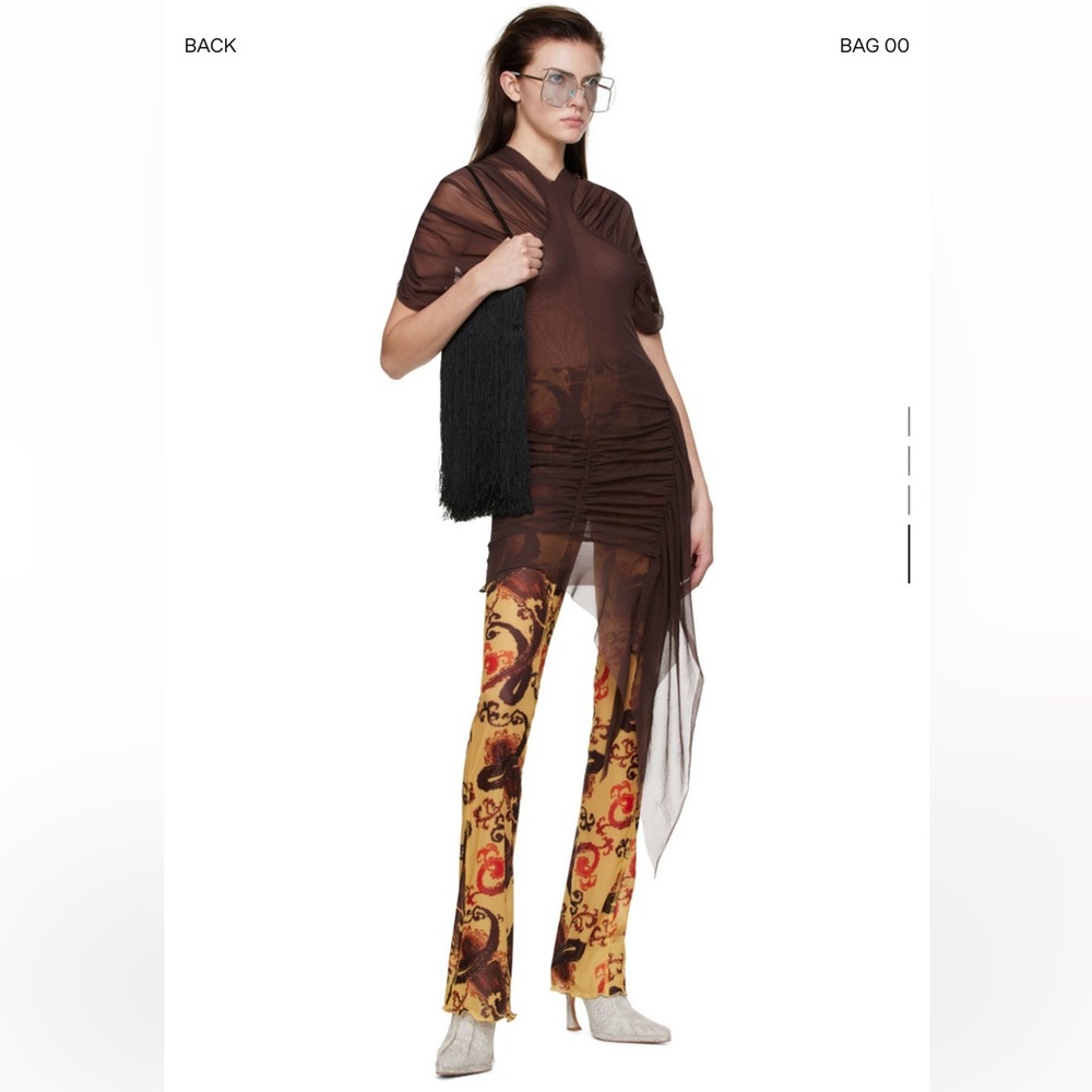 Knwls Yellow Polyester Trouser Xs - image 4